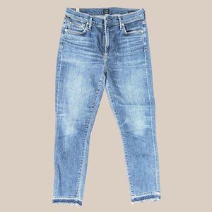 Citizens of Humanity Rocket Crop High Rise Skinny Denim Jeans in Size 30